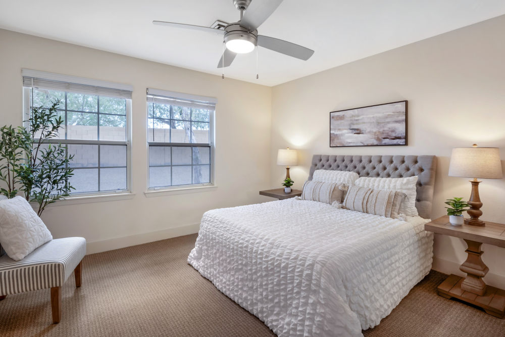 Independent Living Villa Master Bedroom