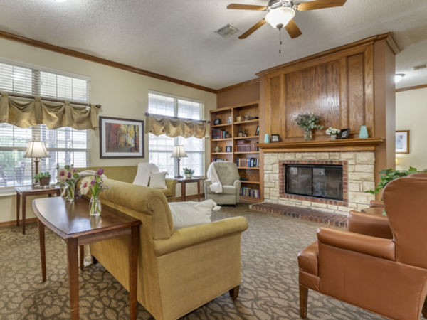 Brookdale Bartlesville North Community Living Room