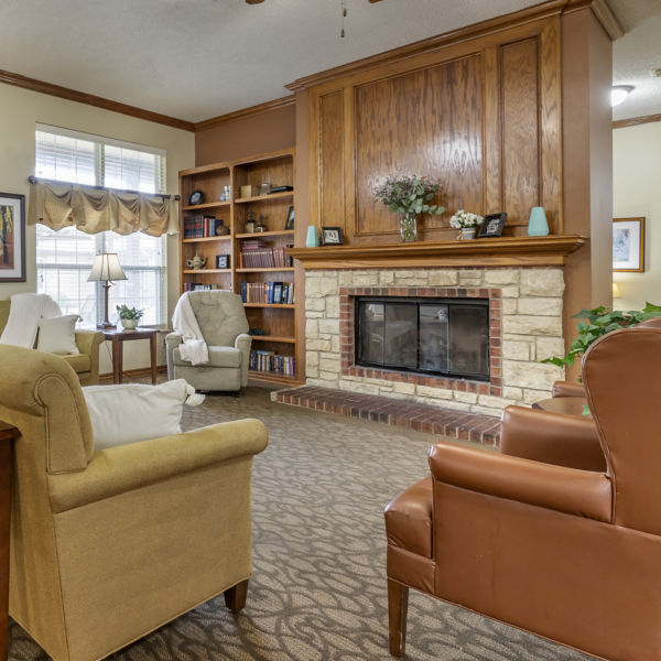 Brookdale Bartlesville North Community Living Room