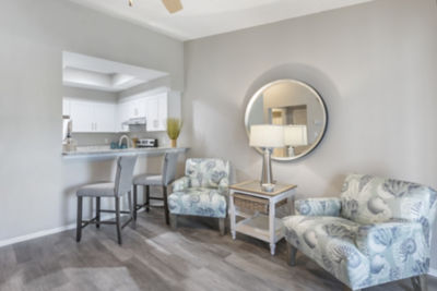 Fort Meyers Cypress Lake Apartment Living Room