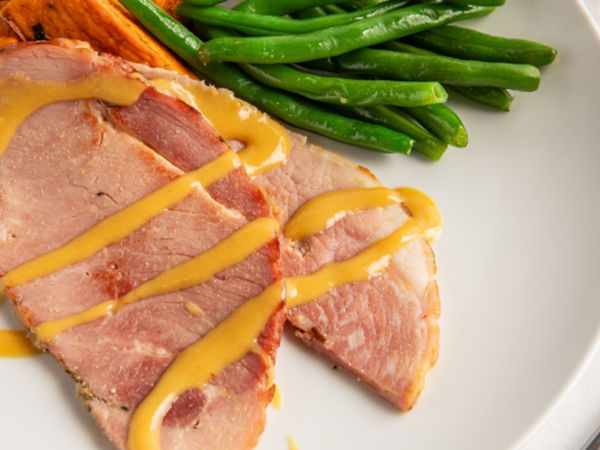 Glazed Ham And Vegetables