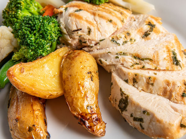Grilled Chicken With Vegetables