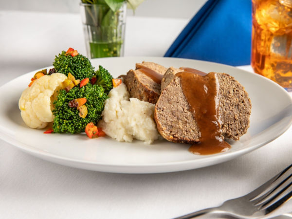 Meat Loaf Dinner With Vegetables