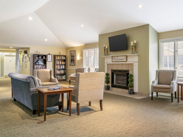 Brookdale Meridian Mi Mc Community Living Room