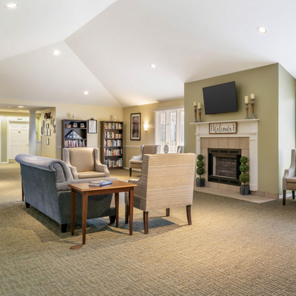 Brookdale Meridian Mi Mc Community Living Room