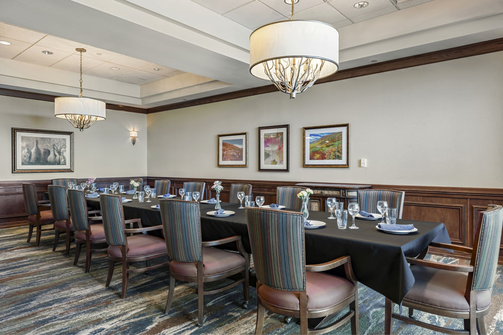 Memory Care Private Dining Room
