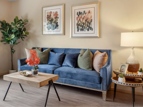 Brookdale West Seattle Apartment Living Room