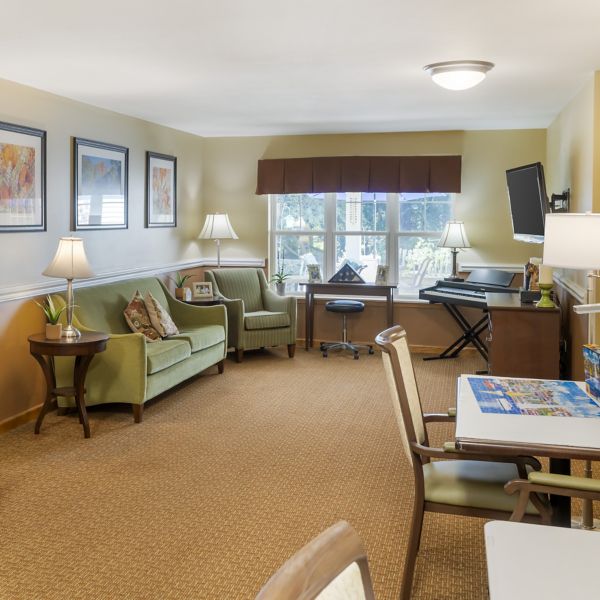 Brookdale Battle Creek Community Living Room