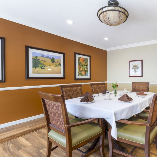 Brookdale Brea Private Dining Room